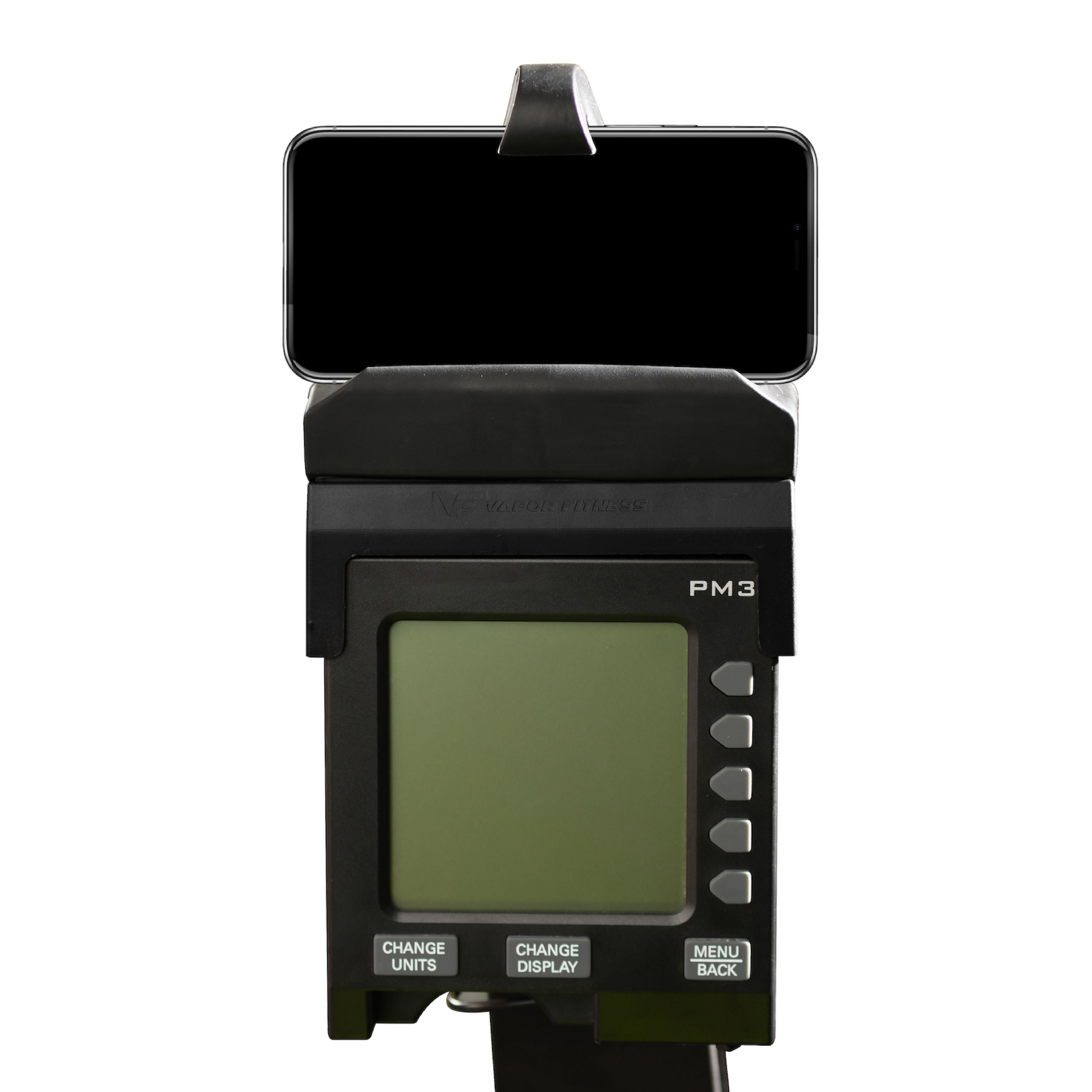 Black Silicone Phone Holder Adapter for Concept 2 PM3 PM4 Models Vapor Fitness