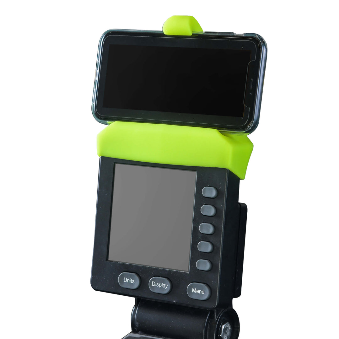 Yellow Silicone Phone Holder for PM5 Monitor Concept 2 Rowing